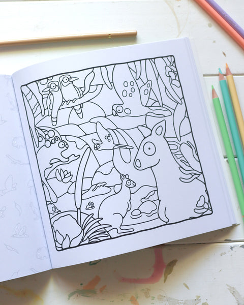 Cruisy Colouring: Into the Bush