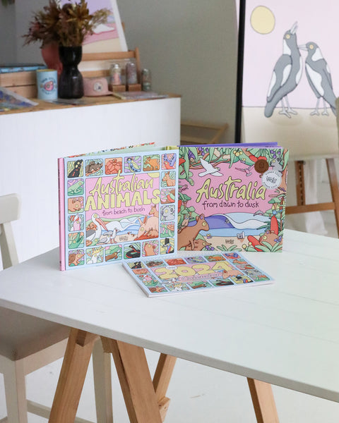 2024 Calendar + 2 Books