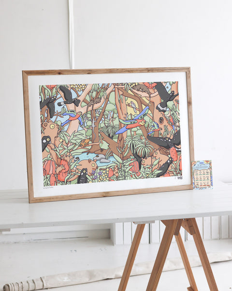 Eucalyptus Forests Art Print