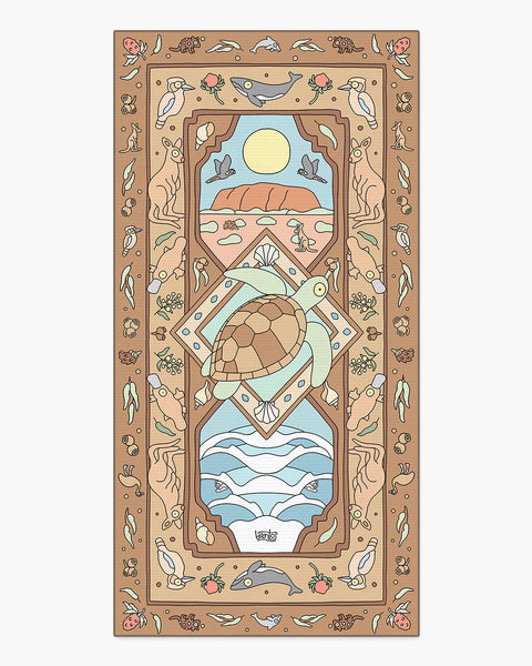 Land and Sea Beach Towel