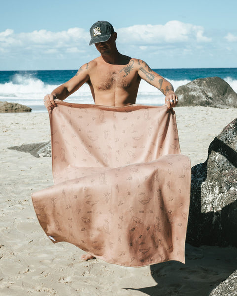 Land and Sea Beach Towel