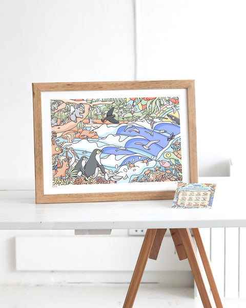 Beaches Art Print