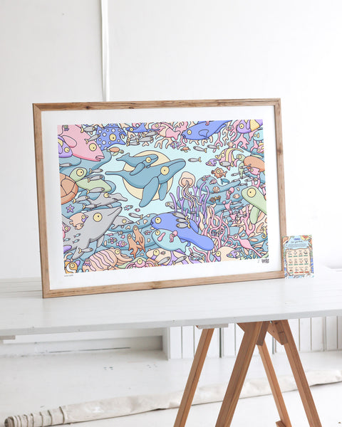 Coral Reefs Art Print