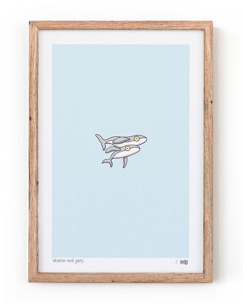 Create Your Own Whale Couple Print