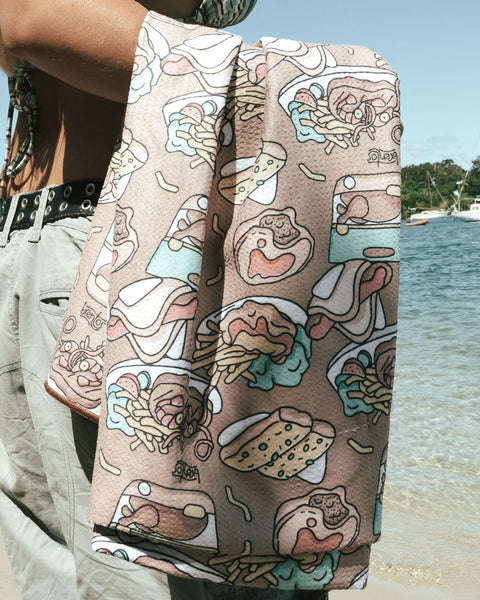 Feeds of Australia Beach Towel