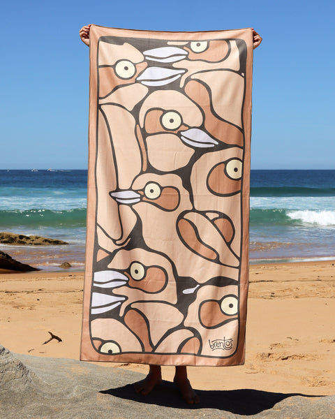 Kookaburra Beach Towel