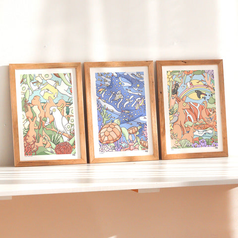 Parks of Australia Print Trio