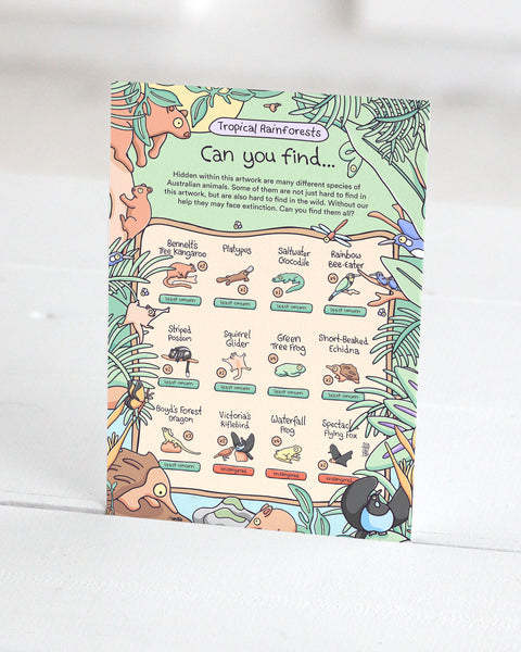 Tropical Rainforests Art Print