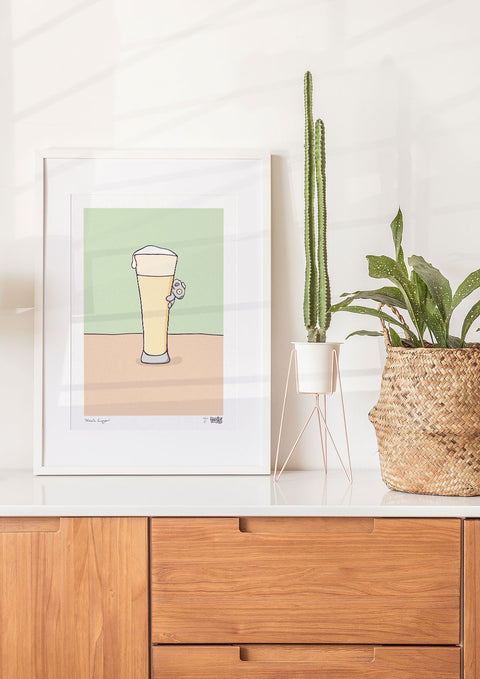Koala Lager Art Print