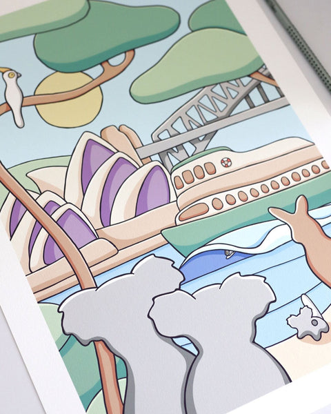 Sydney Art Print
