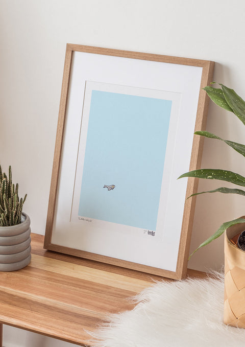 Little Whale Art Print