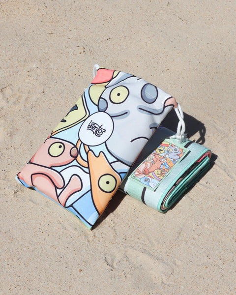 Icons Beach Towel