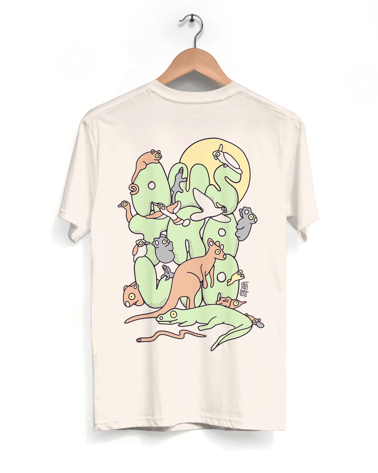 Small Batch Australiana Surf Wildlife T Shirts Printed Locally Brentos
