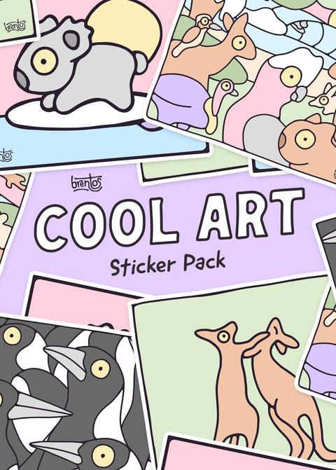 Cool Art Sticker Pack