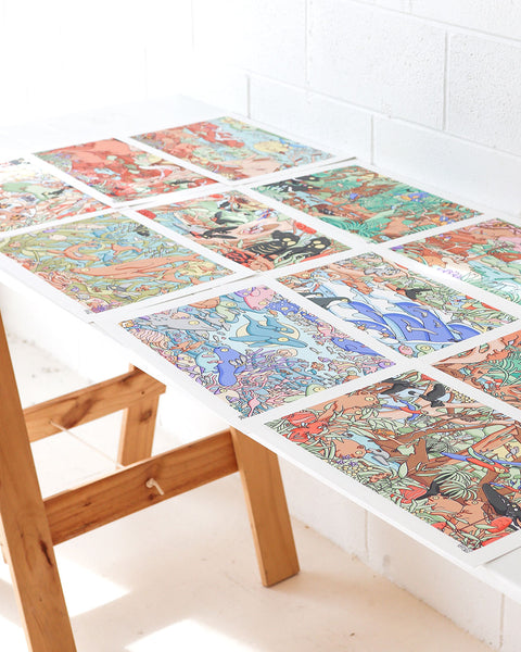 Savannas Seek and Find Art Print