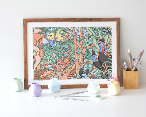 Tropical Rainforests Art Print