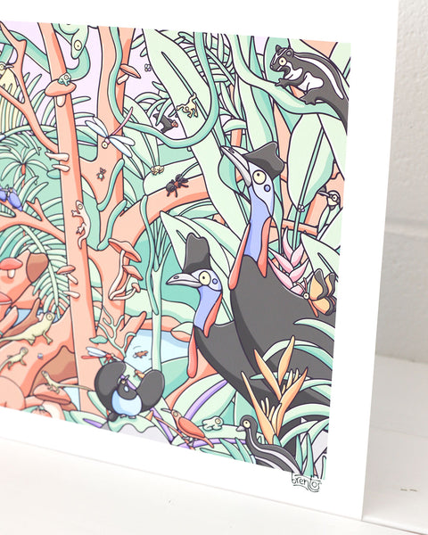 Tropical Rainforests Art Print