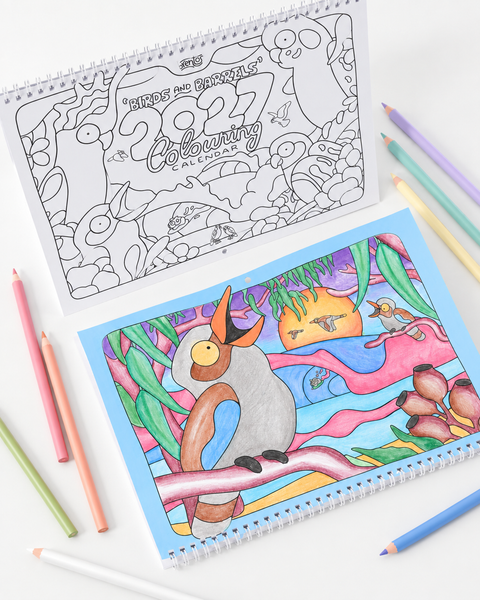 2027 Calendar (Colouring Edition)