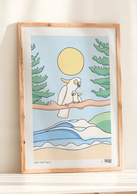 Create Your Own Cockatoo Family Print