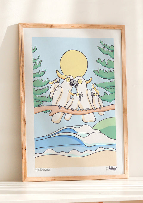 Create Your Own Cockatoo Family Print