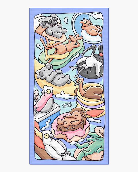 Pool Party Beach Towel