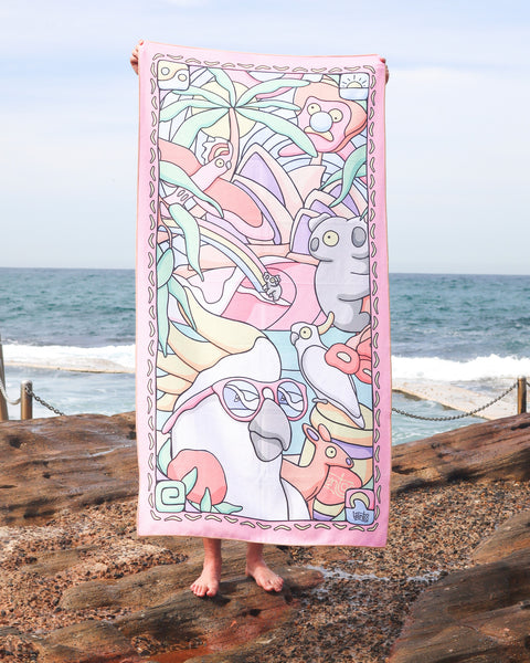 Australiana Beach Towel