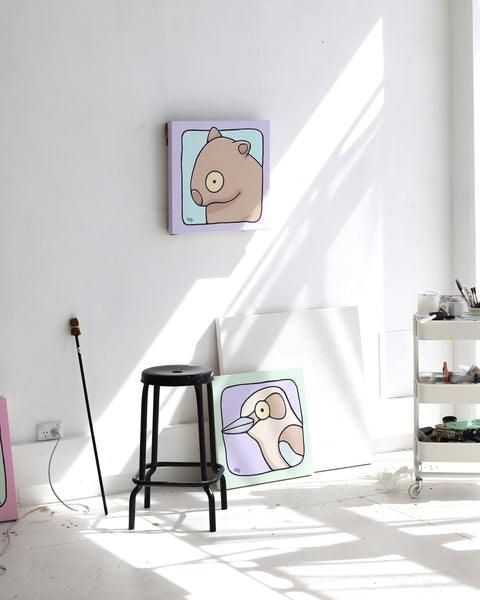 Portrait of a Wombat Original Artwork