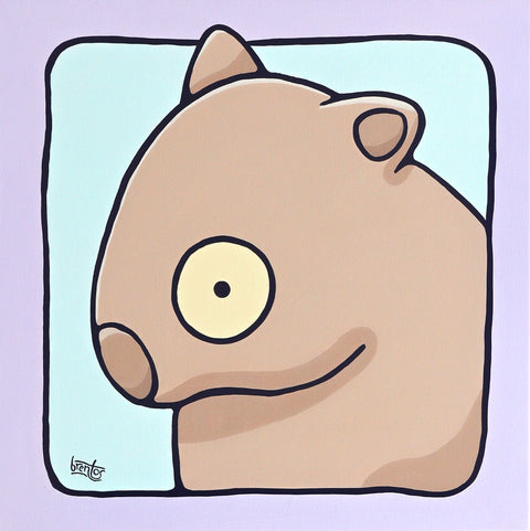 Portrait of a Wombat Original Artwork
