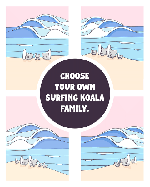 Surf Baby Gallery Wall