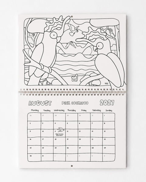 2027 Calendar (Colouring Edition)