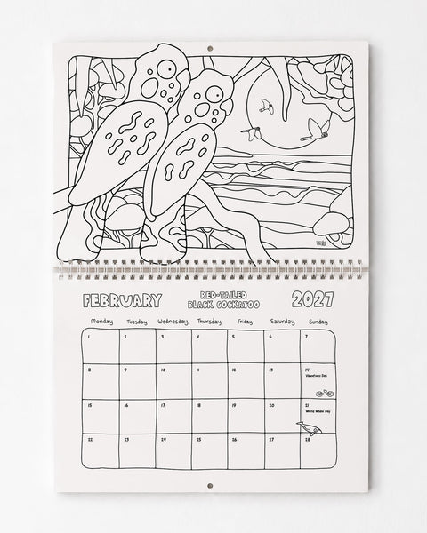 2027 Calendar (Colouring Edition)