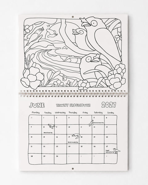 2027 Calendar (Colouring Edition)