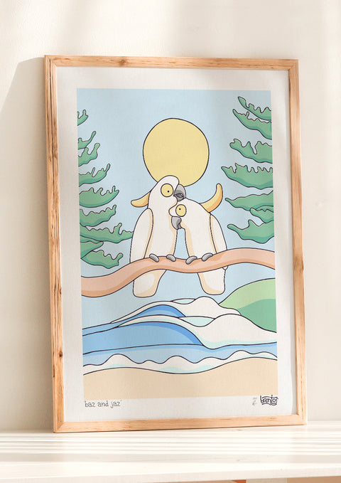 Create Your Own Cockatoo Family Print