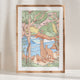 Kangaroo Beach Art Print