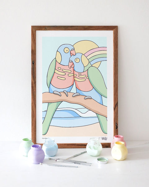 Rainbow Love Art Print