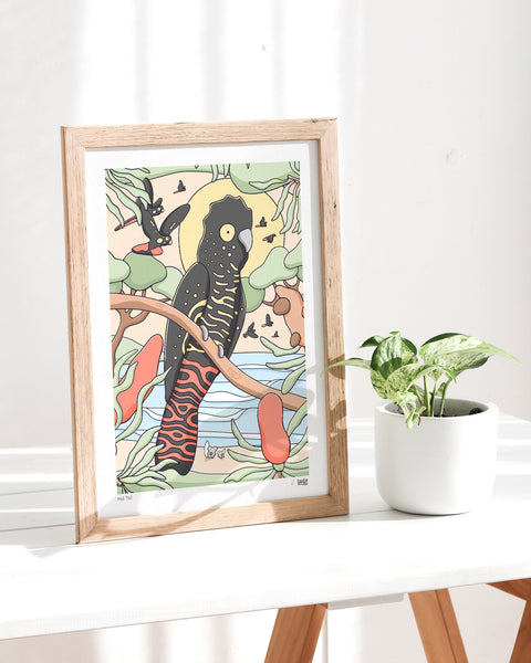Red Tail Art Print