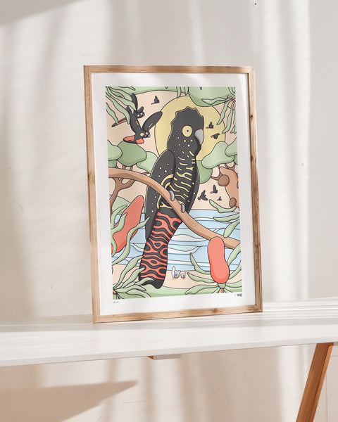 Red Tail Art Print