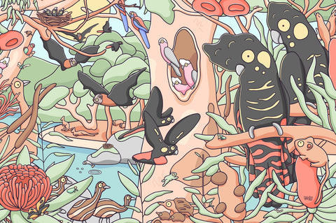 Rivers Art Print