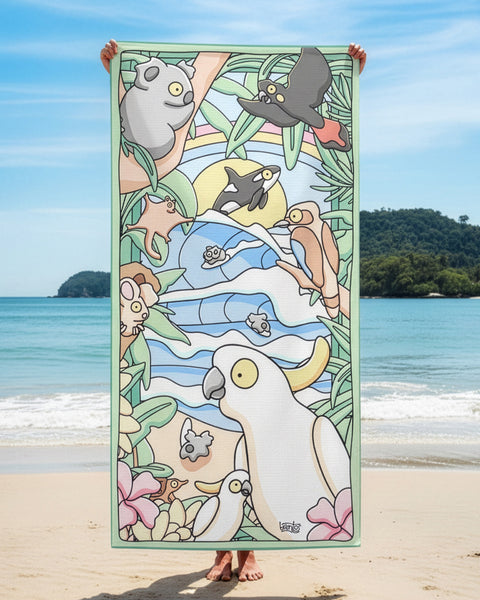 Tropics Beach Towel
