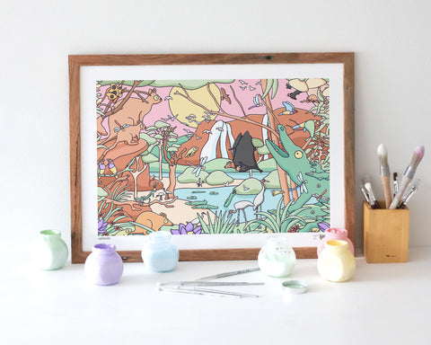 Wetlands Art Print