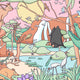 Wetlands Seek and Find Art Print