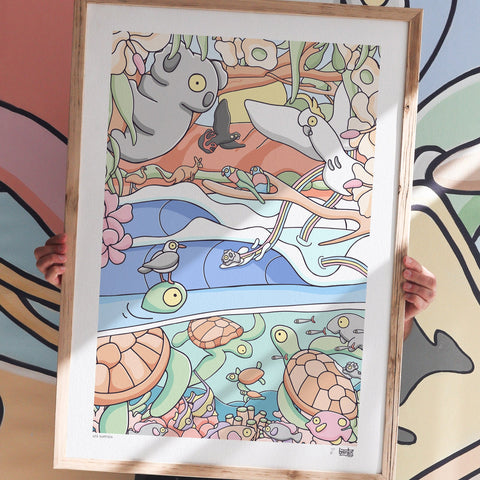Wild Australia Print Trio