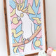 Psychedelic Cocky Art Print