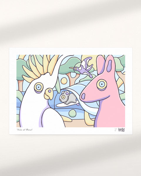 Bondi Mural Art Print