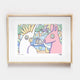 Bondi Mural Art Print