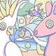 Bondi Mural Art Print