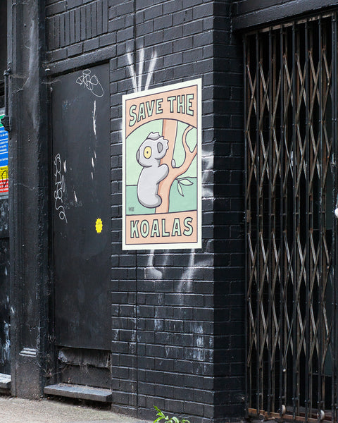 Save The Koalas Poster