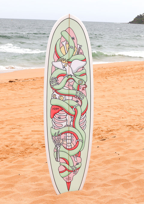 Yugen x Brentos The Snake Catcher 6'10 Egg Surfboard