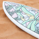 Yugen x Brentos Pastel Paradise 5'8 Quad Surfboard