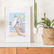 Coastal Cockatoos Art Print